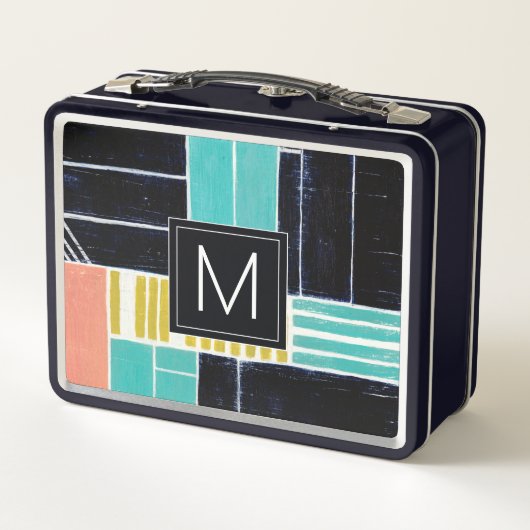 Lunch Box Monogramme | Blocs géométriques (Dos)