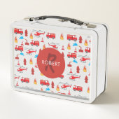 Lunch Box Monogramme de la brigade des moteurs de camions de (Dos)