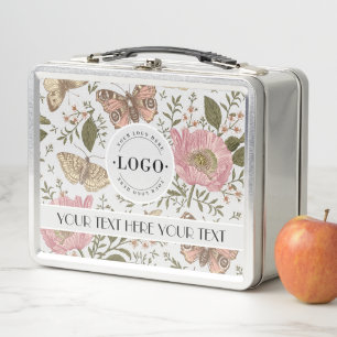 Lunch Box Monogramme Floral Botanique de Fleur Sauvage Tenda