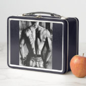 Lunch Box Monogramme meilleur dos Masculine Bodybuilder (En situation)