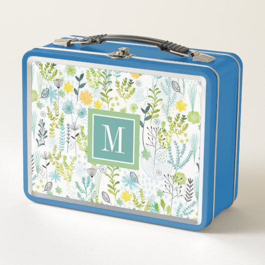 Lunch Box Monogramme | Motif sauvage et libre (Devant)