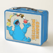Lunch Box Monstre Cookies vintage Jongle (Dos)