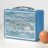 Lunch Box Monstre du lac canadien et Zigzags (En situation)