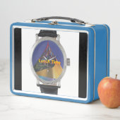 Lunch Box Montre de poignet Bleu (En situation)