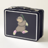 Lunch Box Moon au hockey avec chauve-souris de hockey (Dos)