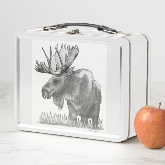 Lunch Box Moose de Noël (En situation)