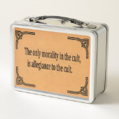 Lunch Box Morale de culte (Dos)