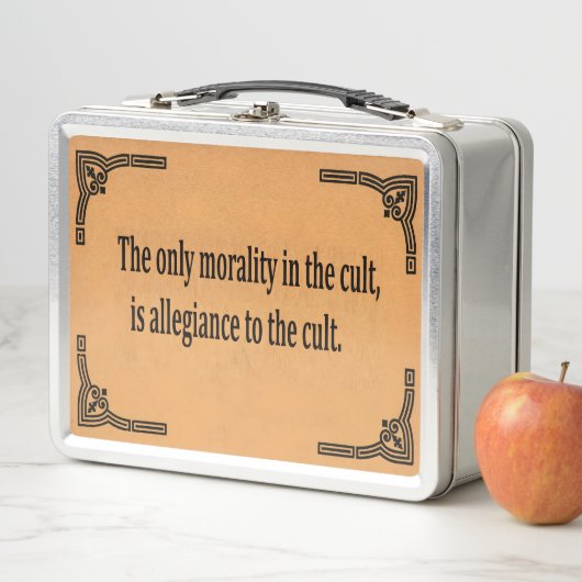 Lunch Box Morale de culte (En situation)