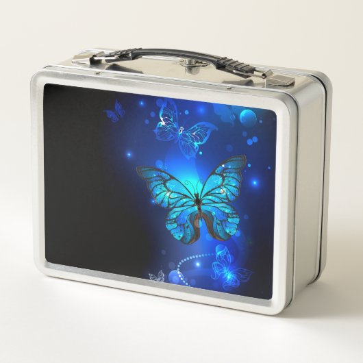 Lunch Box Morpho Butterfly in the Dark Background (Dos)