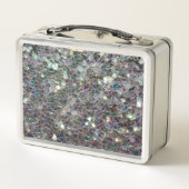 Lunch Box Mosaïque argentée brillante (Dos)