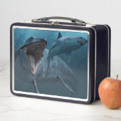 Lunch Box Mosasaurus pourchasse le requin (En situation)