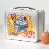 LUNCH BOX MOTEUR CARTOON V-8 (En situation)