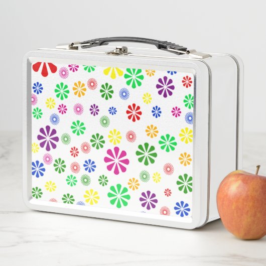 Lunch Box Motif à fleurs élégant (En situation)