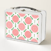 Lunch Box motif à fleurs roses (Devant)