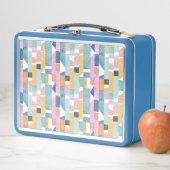 Lunch Box Motif abstrait de forme d'aquarelle (En situation)