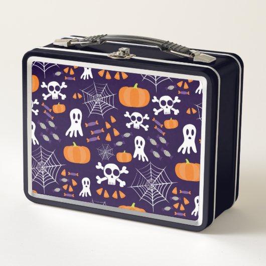 Lunch Box Motif amusant d'Halloween (Devant)