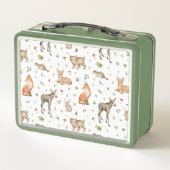 Lunch Box Motif animal de bois mou (Dos)