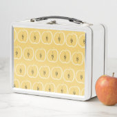Lunch Box Motif Apple vintage : Fond d'écran. (En situation)