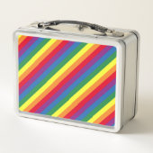 Lunch Box Motif arc-en-ciel diagonal (Dos)