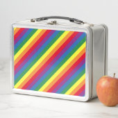 Lunch Box Motif arc-en-ciel diagonal (En situation)