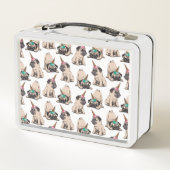 Lunch Box Motif aspirant de licorne des carlins | de chiot (Dos)