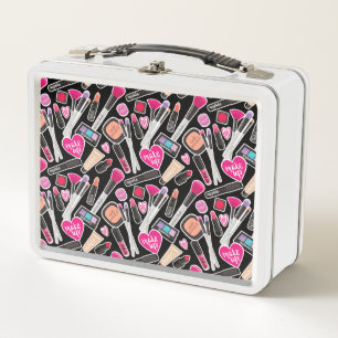 Lunch Box Motif au néon de maquillage