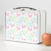 Lunch Box Motif au néon de stéthoscope (En situation)