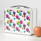 Lunch Box Motif au néon de vernis à ongles (En situation)