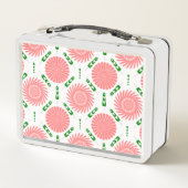 Lunch Box motif aux fleurs roses (Dos)