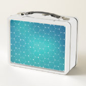 Lunch Box Motif bleu d'ADN de Teal (Dos)