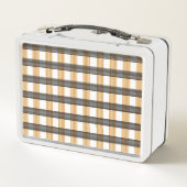 Lunch Box Motif Brown de vérification du service (Dos)