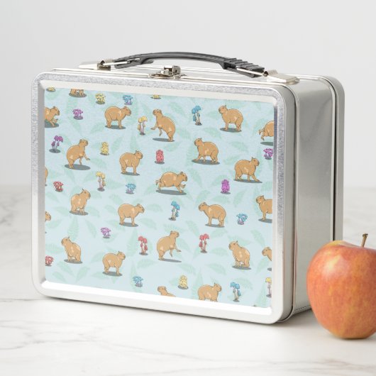 Lunch Box Motif Capybara (En situation)
