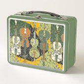 Lunch Box Motif Cello cassé (Devant)