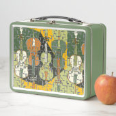 Lunch Box Motif Cello cassé (En situation)