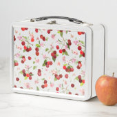 Lunch Box Motif cerise 1 (En situation)