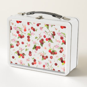 Lunch Box Motif cerise 1