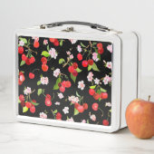 Lunch Box Motif cerise 2 (En situation)