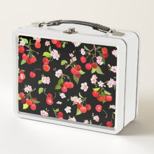 Lunch Box Motif cerise 2