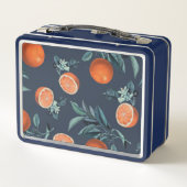 Lunch Box Motif citron et feuille VI (Dos)