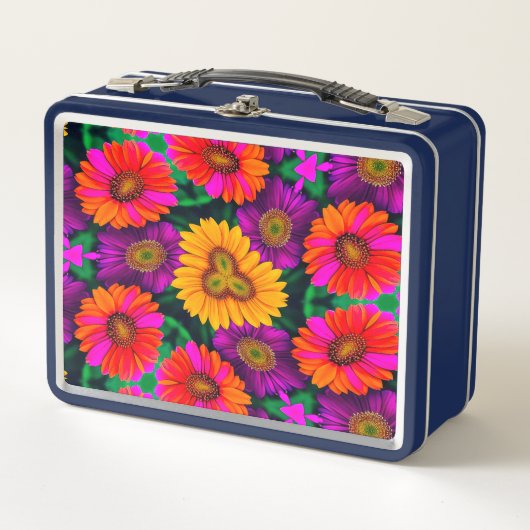Lunch Box Motif coloré Daisy Bouquet (Devant)