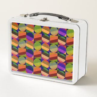 Lunch Box Motif coloré inspiré de l'ancien