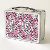 Lunch Box Motif crâne gothique rose Imprimer (Dos)