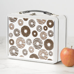 Lunch Box Motif de beignes, beignets de chocolat, beignets d