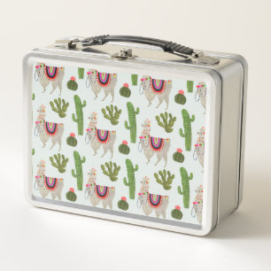 Lunch Box Motif de cactus et de lama de la collection de