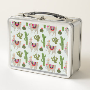 Lunch Box Motif de cactus et de lama de la collection de