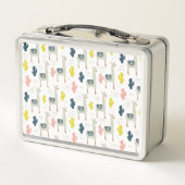 Lunch Box Motif de cactus et de lamas (Dos)