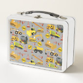 Lunch Box Motif de camions de construction (Devant)