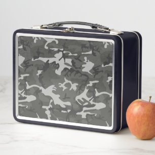 Lunch Box Motif de Camouflage gris, Motif militaire, Armée