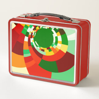 Lunch Box Motif de cercles abstraits