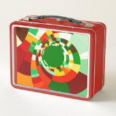 Lunch Box Motif de cercles abstraits (Dos)